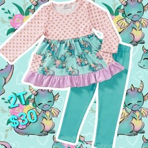 Girls bnwt 2T set